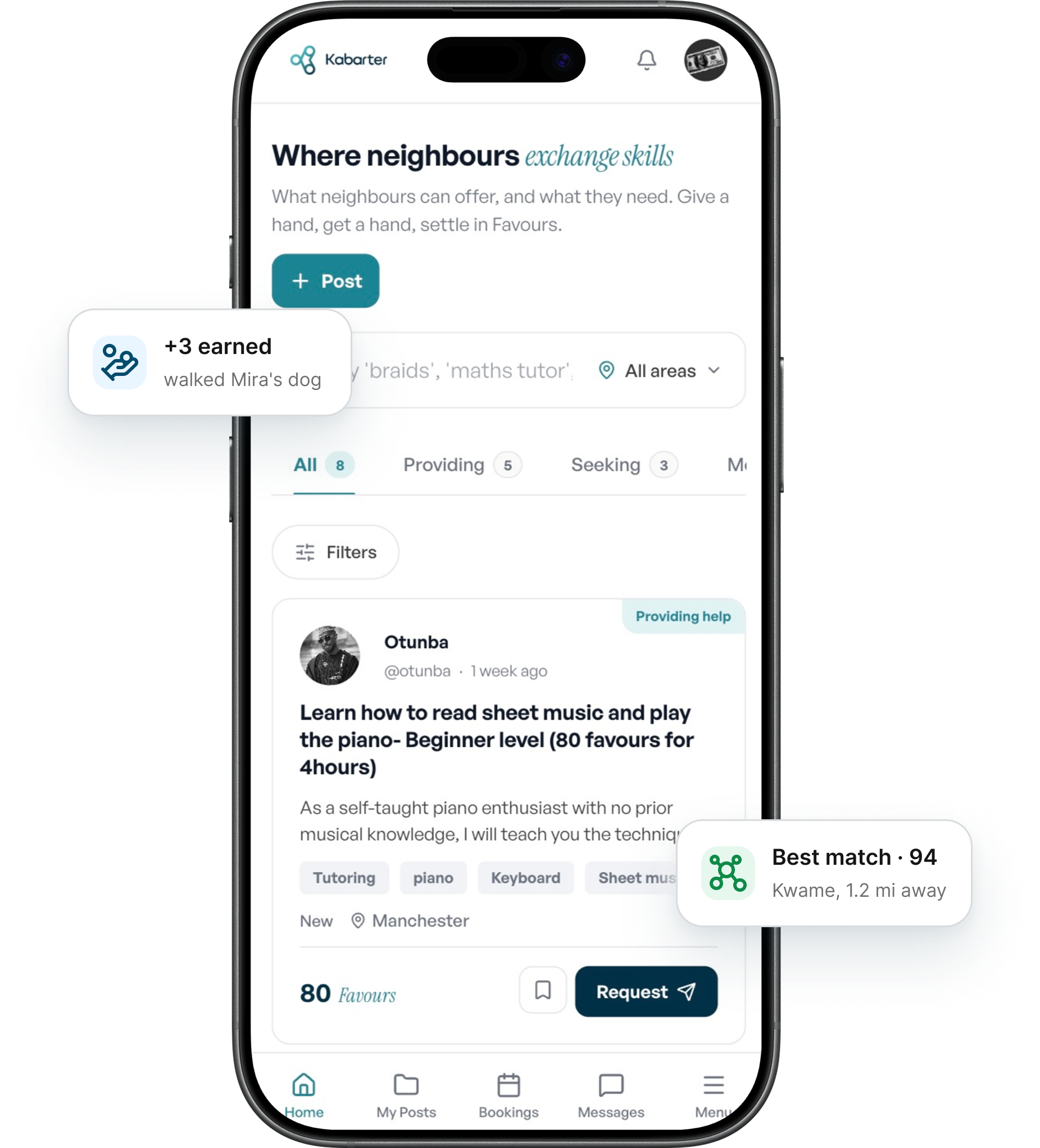 Kabarter App Mockup